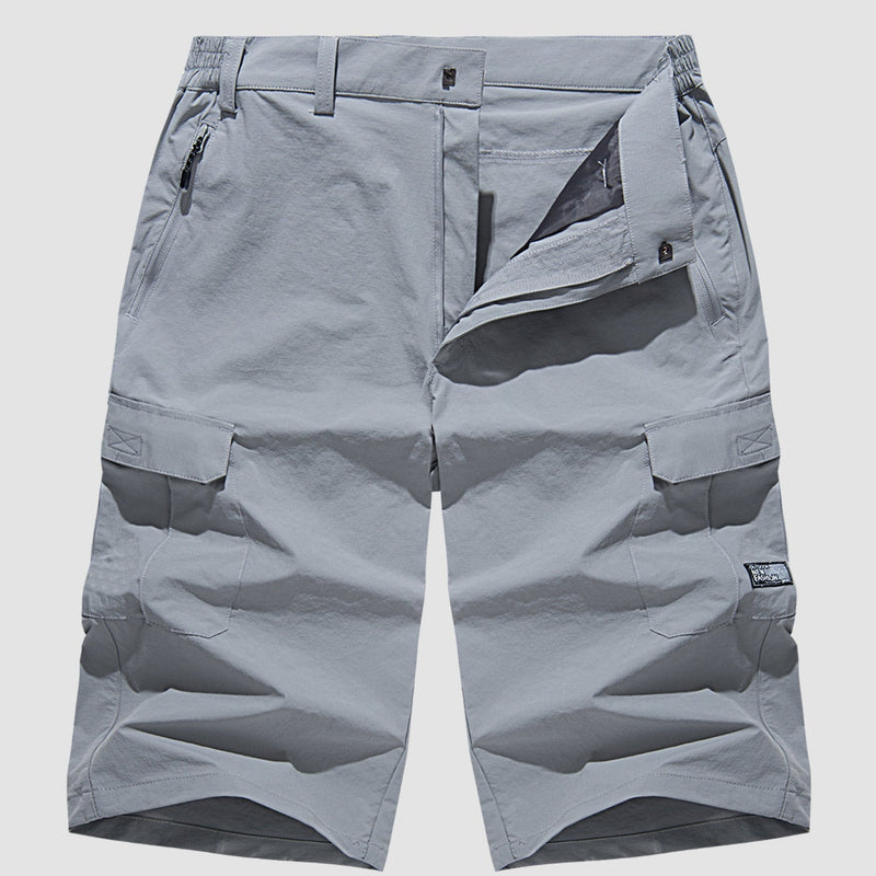 Short d'extérieur pour hommes avec poches multifonctionnelles pour une marche confortable