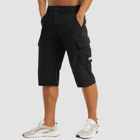 Short d'extérieur pour hommes avec poches multifonctionnelles pour une marche confortable