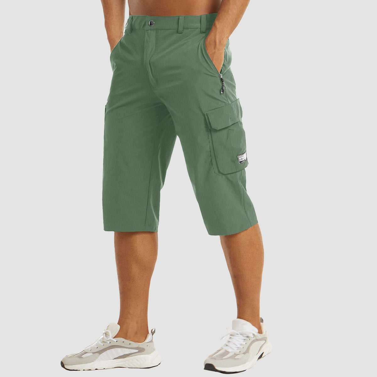 Short d'extérieur pour hommes avec poches multifonctionnelles pour une marche confortable