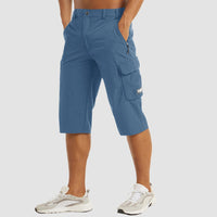 Short d'extérieur pour hommes avec poches multifonctionnelles pour une marche confortable