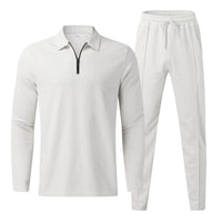 Ensemble complet de polo et pantalon de survêtement pour un confort accru