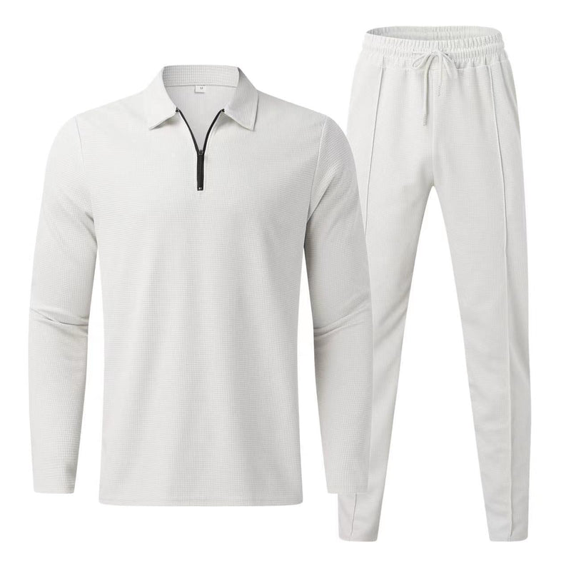 Ensemble complet de polo et pantalon de survêtement pour un confort accru
