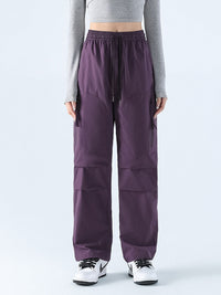 Pantalon cargo extensible pour femmes pour un confort décontracté et élégant - Pantalon durable avec poches polyvalentes