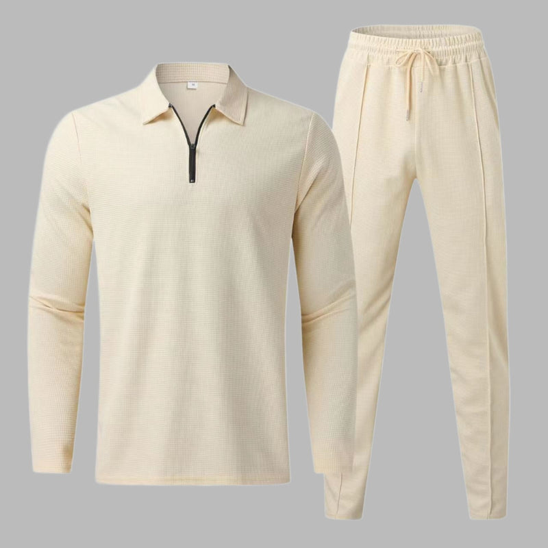 Ensemble complet de polo et pantalon de survêtement pour un confort accru
