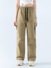 Pantalon cargo extensible pour femmes pour un confort décontracté et élégant - Pantalon durable avec poches polyvalentes