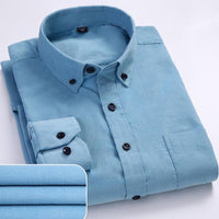 Camisole pour homme de pana premium de manga larga con botones para un estilo elegante y cómodo
