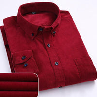 Camisole pour homme de pana premium de manga larga con botones para un estilo elegante y cómodo