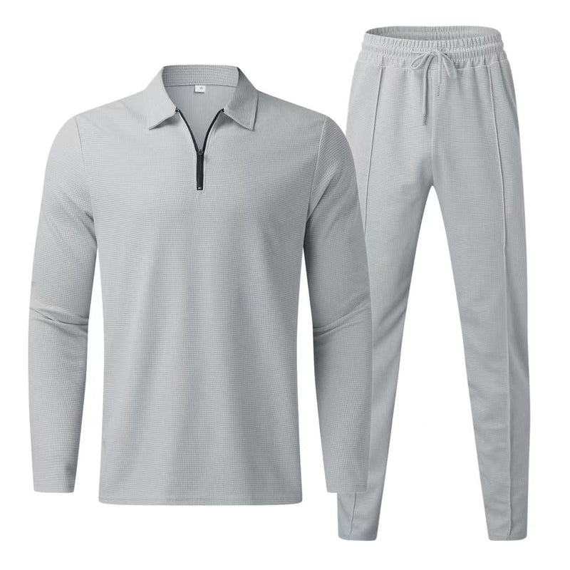 Ensemble complet de polo et pantalon de survêtement pour un confort accru