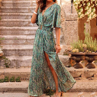 Chic et confortable : Robe longue enveloppante Kimmy pour un look élégant