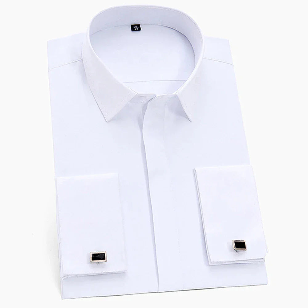 Homme d'affaires - Collier à tartines classique - Manteau Französische - Chemise élégante et formelle