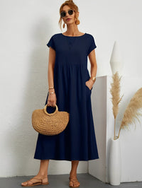 Camille - Époustouflante robe d'été respirante avec coupe confortable pour la chaleur