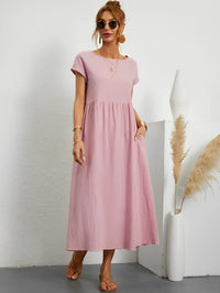 Camille - Époustouflante robe d'été respirante avec coupe confortable pour la chaleur