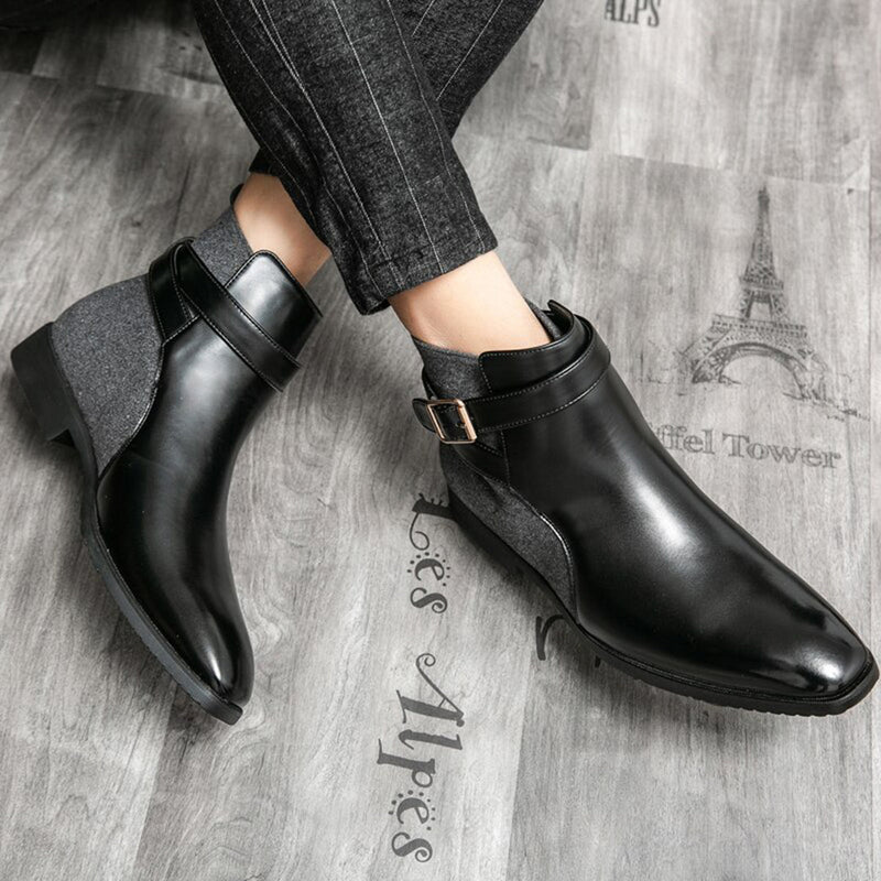Bottines élégantes en cuir pour hommes de NICO