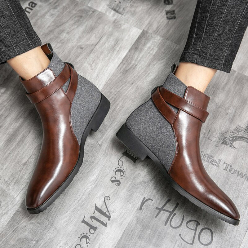 Bottines élégantes en cuir pour hommes de NICO