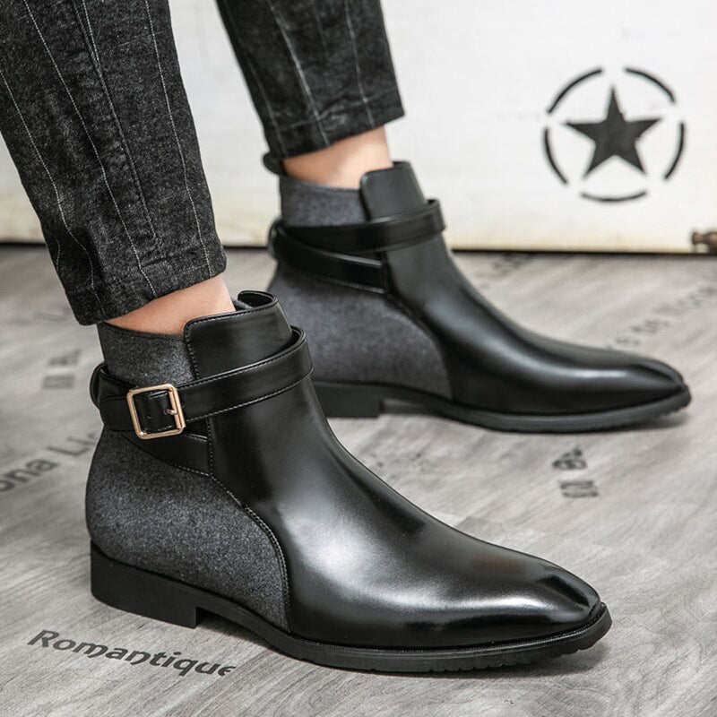 Bottines élégantes en cuir pour hommes de NICO