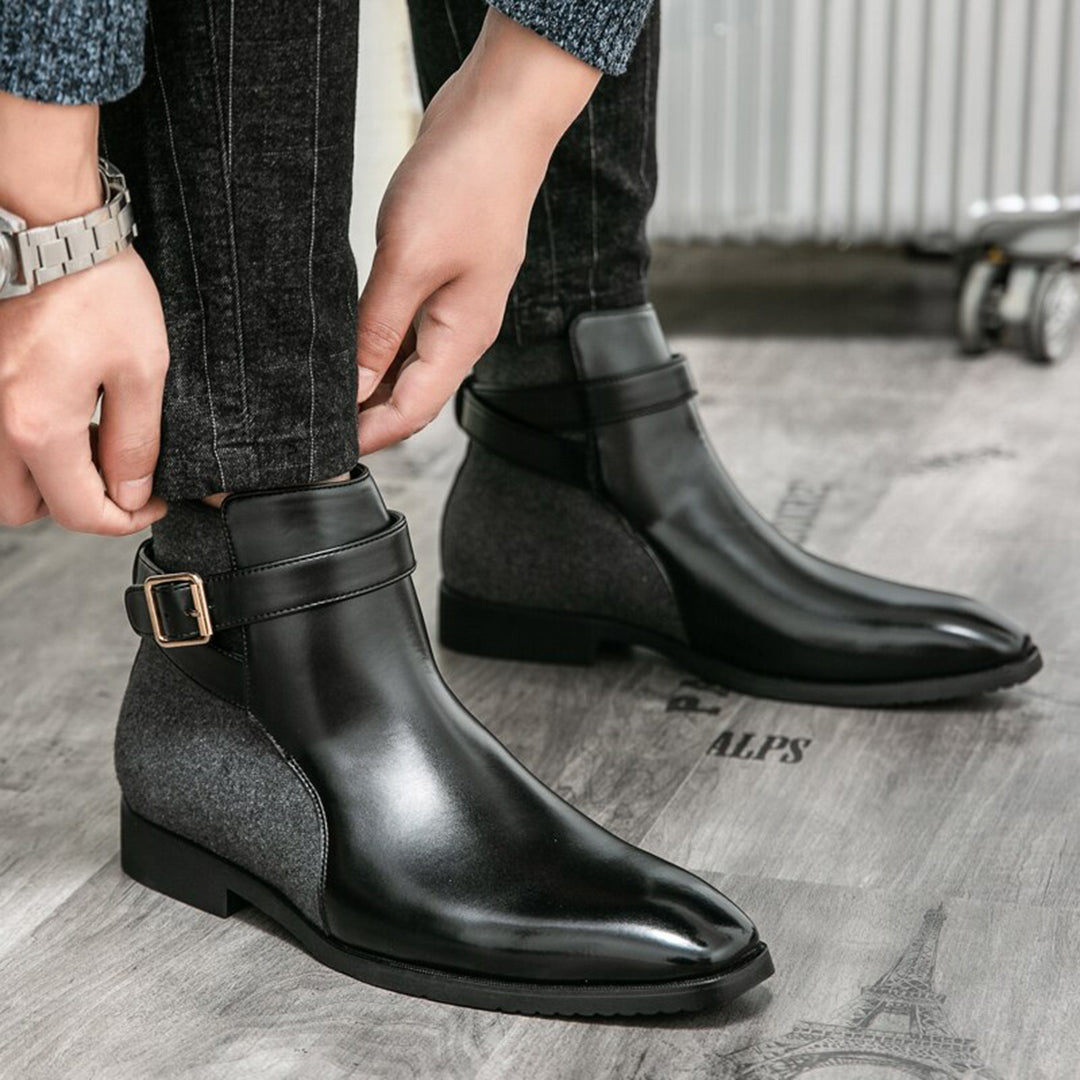 Bottines élégantes en cuir pour hommes de NICO