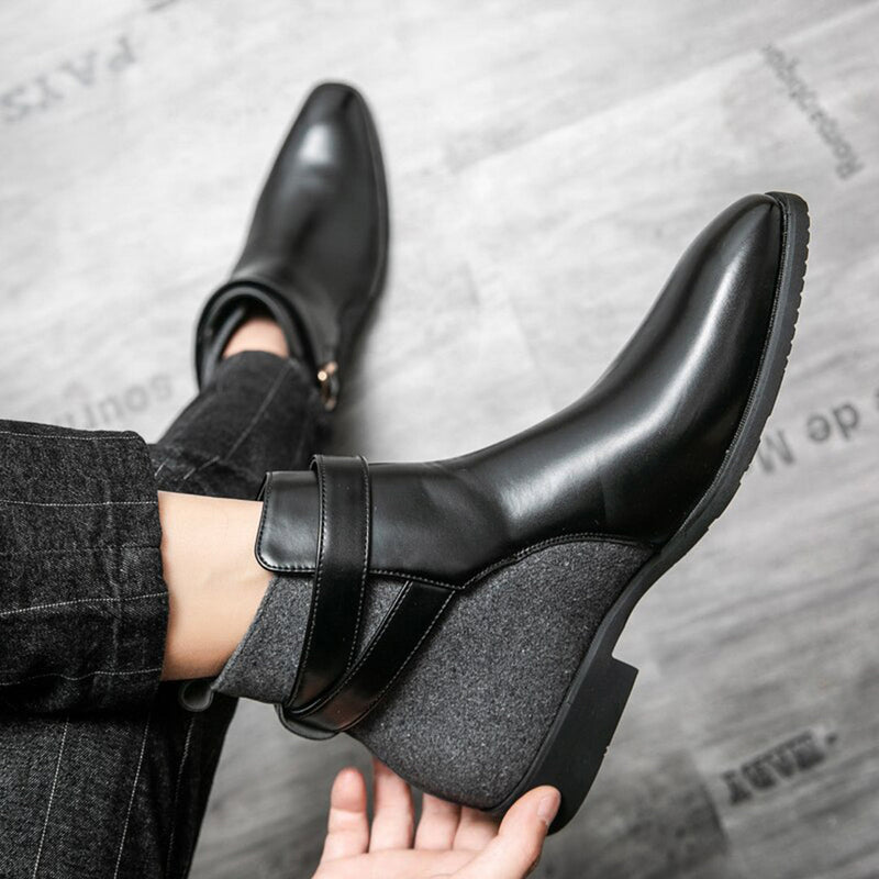 Bottines élégantes en cuir pour hommes de NICO