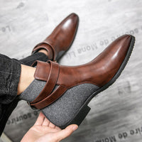 Bottines élégantes en cuir pour hommes de NICO