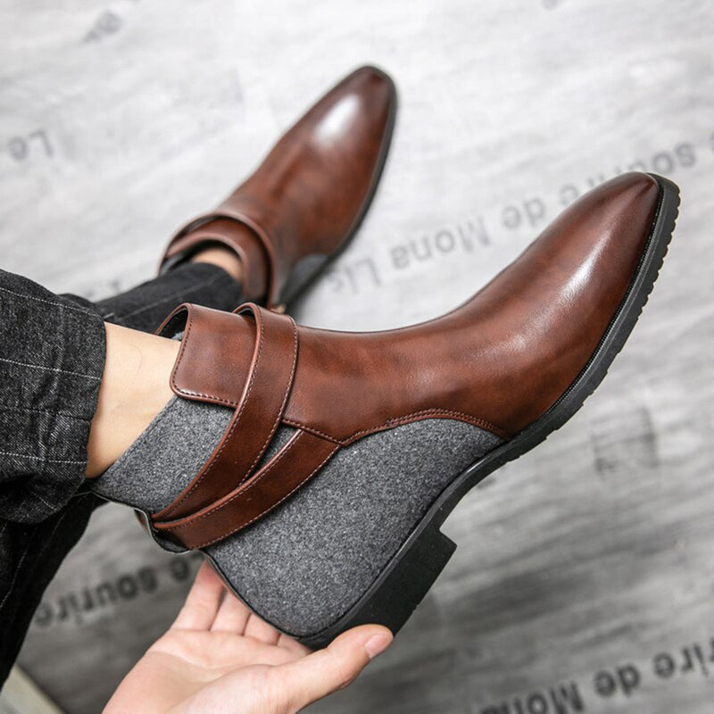 Bottines élégantes en cuir pour hommes de NICO