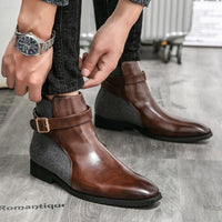 Bottines élégantes en cuir pour hommes de NICO