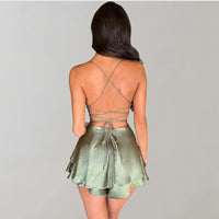 Nynne - Robe d'été élégante à dos ouvert pour des tenues d'été élégantes
