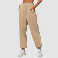 Pantalon de survêtement pour femmes, élégant et confortable, à la coupe décontractée, pour la maison et les journées décontractées
