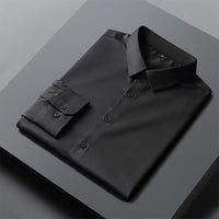 Camisole de sport pour homme - Ajustement Slim - Mezcla de algodón elástico - Resistente a arrugas para oficina