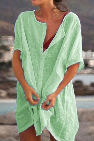 Mailyn - Robe d'été midi élégante pour femmes pour un look frais et élégant