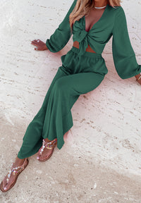 Ensemble d'été deux pièces - Vêtements élégants et confortables pour l'été