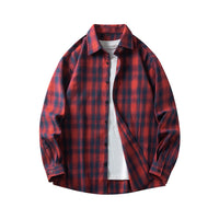 Camisole de cuir pour homme - Clásica de botones - Manga larga - Cuello abotonado para un estilo casual elegante