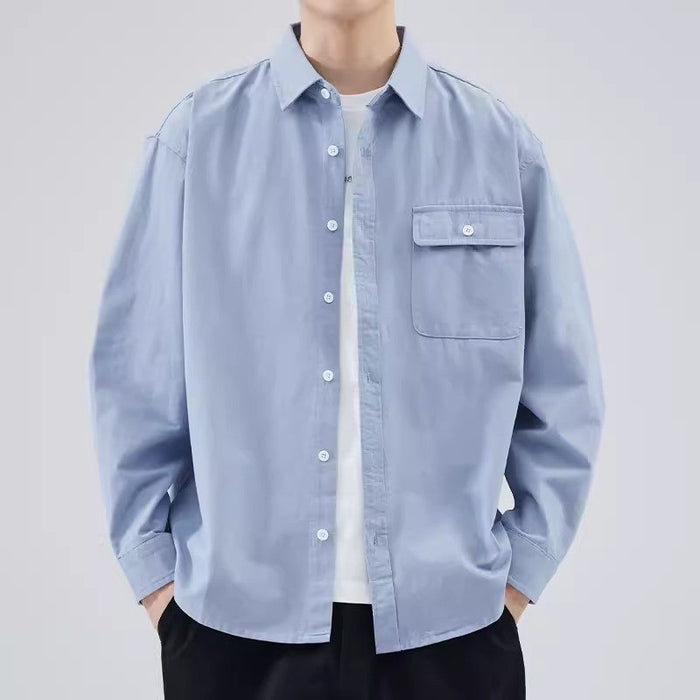 Camisole de l'homme avec bottes - 100% Algon - Corte Relaxed - Manga Larga para Uso Casual