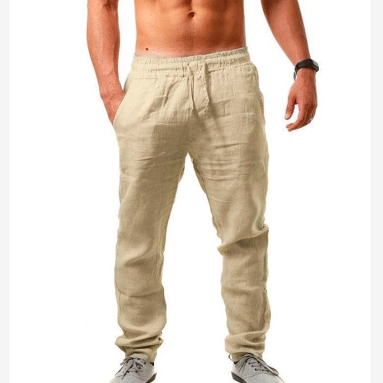 Pantalon élégant en lin pour homme Matthijs pour un look stylé