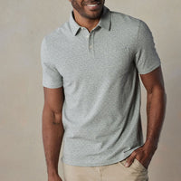 Polo classique pour hommes - Mélange de coton confortable - Coupe parfaite - Manches courtes avec poche sur la poitrine