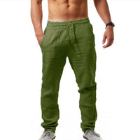 Pantalon élégant en lin pour homme Matthijs pour un look stylé