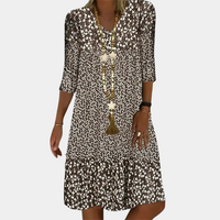 Marie - Robe midi élégante et stylée pour les soirées d'été Mesdames