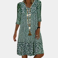 Marie - Robe midi élégante et stylée pour les soirées d'été Mesdames