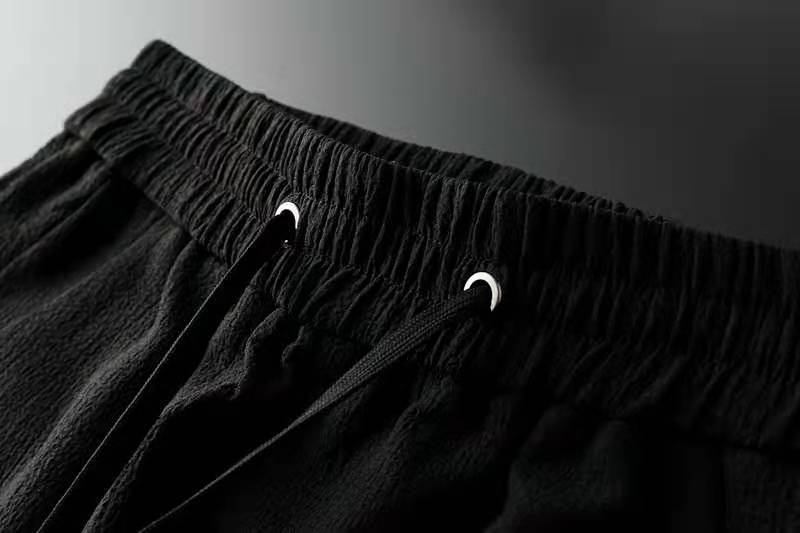 Costume décontracté élégant pour hommes - Blazer ajusté et pantalon de jogging avec tissu texturé et fermeture à 3 boutons
