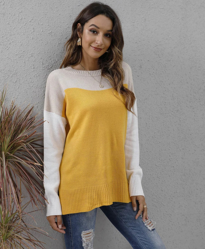 Pull élégant à manches longues pour femmes - Emily pour un look élégant