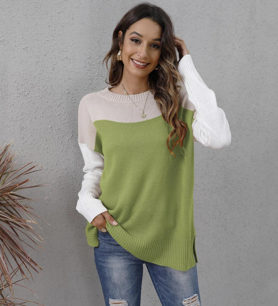 Pull élégant à manches longues pour femmes - Emily pour un look élégant