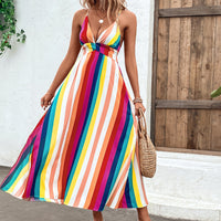 Robe Camisole à Rayures - Style d'Été Léger et Respirant