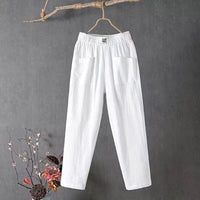 Pantalon élégant et décontracté pour femmes, avec taille élastique confortable pour un ajustement parfait