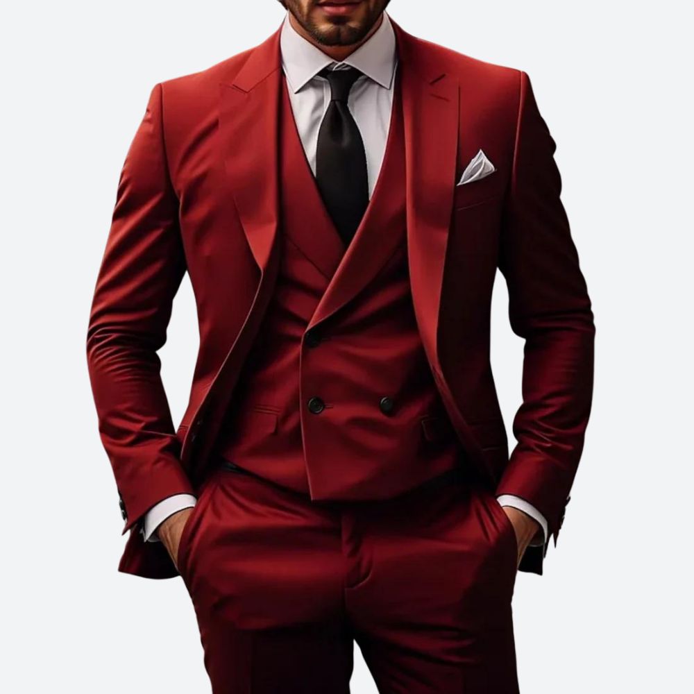 Luca | Costume 3 pièces élégant pour homme pour un look stylé