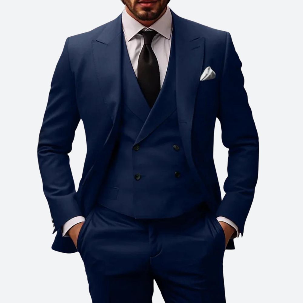 Luca | Costume 3 pièces élégant pour homme pour un look stylé
