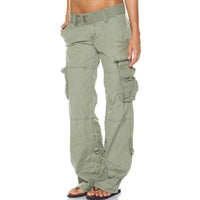 Pantalon cargo polyvalent pour femmes avec des poches pratiques pour un confort optimal