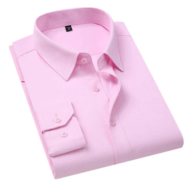 Chemise élégante pour homme à manches longues avec poche
