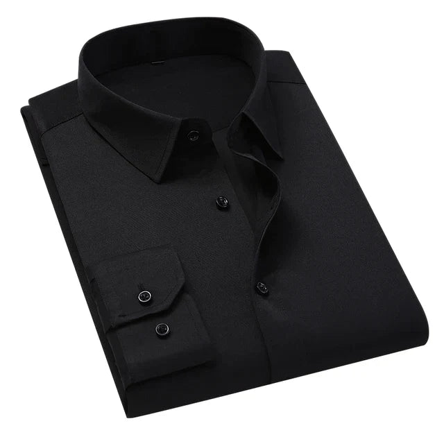 Chemise élégante pour homme à manches longues avec poche