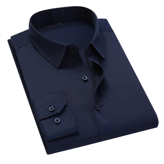 Chemise élégante pour homme à manches longues avec poche
