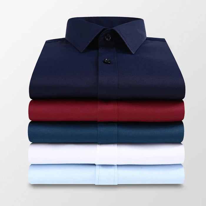 Chemise élégante pour homme à manches longues avec poche