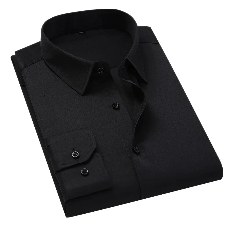 Chemise élégante pour homme à manches longues avec poche