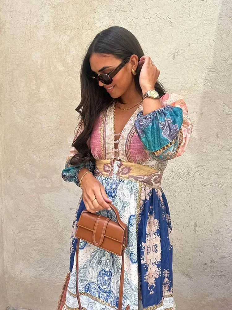 Robe Angela Boho Maxi et Mini - Élégante et confortable pour toutes les occasions